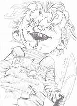Chucky sketch template