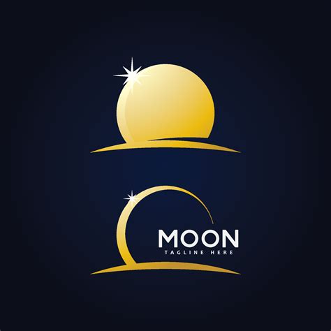moon logo vector art icons  graphics