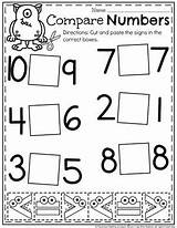 Comparing Numbers Worksheets Kindergarten Worksheet Math Preschool Number Activities Maths Kids Choose Board sketch template