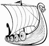 Vikings Longship sketch template