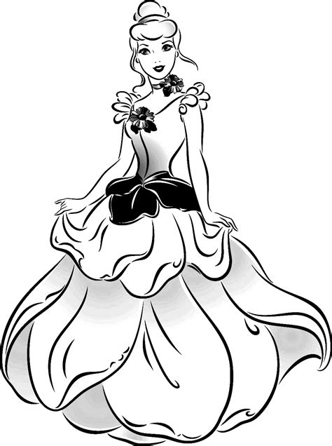 cinderella printable coloring pages  getcoloringscom