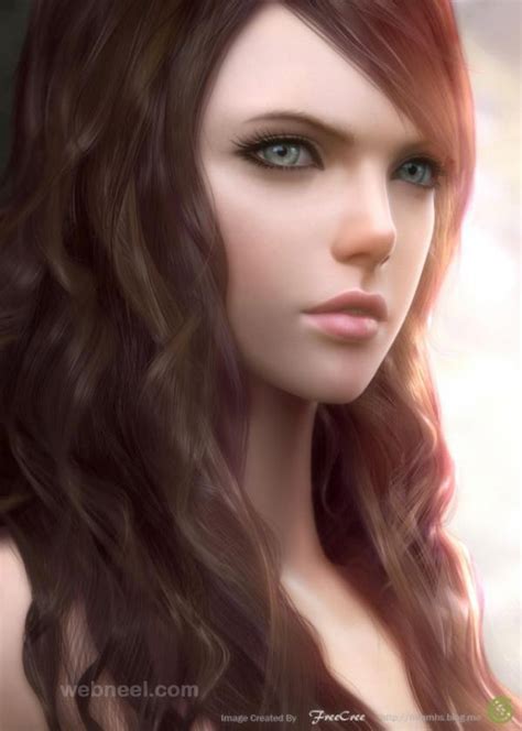 25 Awesome 3d Models And Girl Character Designs For Your