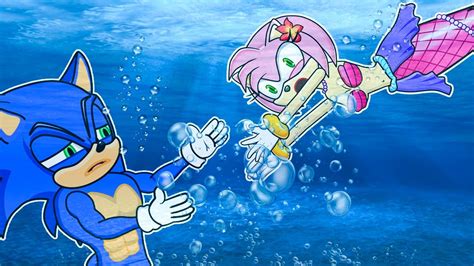 sonic drowns sonic   sonic  hedgehog  sonic funny comedy youtube