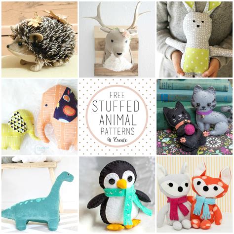 stuffed animal patterns  cutest  create