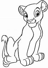 Kiara Coloring Pages Lion King Printable Color Getcolorings sketch template