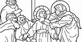 Jesus Temple Boy Coloring Pages sketch template