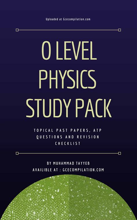 level physics study pack topical  papers atp questions