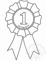 Ribbon Award Template Rosette Coloring Place Drawing Badge First Clipart Pages Template1 Templates School Ribbons Graduation Coloringpage Getdrawings Sketch Preschool sketch template