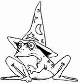 Kleurplaat Kikkers Kleurplaten Frog Wizard Grenouille Imprimer Frosche Kikker Croquis Malvorlage Bestcoloringpagesforkids Stemmen Entertainmentmesh Zo Stimmen sketch template
