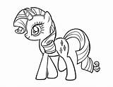 Pony Coloring Little Pages Kids Printable sketch template