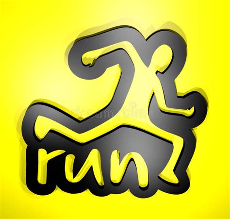 run symbol stock illustration illustration  champion