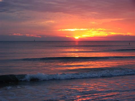 photo  beach  ocean sunset beaches cloudy landscapes