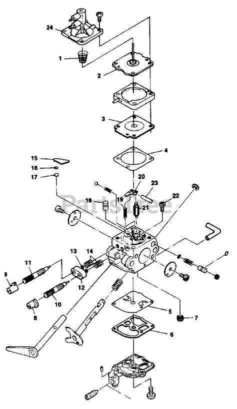 Homelite Chainsaw Carburetor Diagram