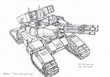 Tugodoomer Uc Concept Tanks Weapon Hover Armored sketch template