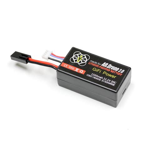 maximalpower  parrot ardrone   battery mah lithium polymer replacement battery