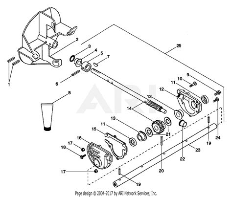 ariens    st hp tec  blower parts diagram  gear case aluminum