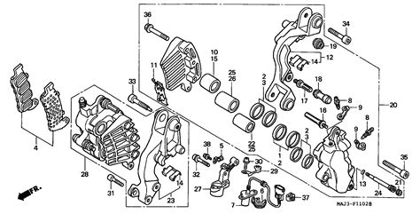 brake caliper parts diagram drivenhelios