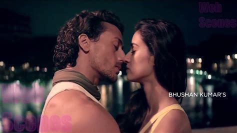 disha patani and tiger shroff hot and sexy kissing scenes in the song