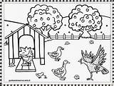 Ayam Mewarnai Kelas Putih Tk Diwarnai Sekolah Binatang Kebun Sketsa Kumpulan Aneka Bentuk Dasar Rumah Usia Hewan Freewaremini Latihan Menggambar sketch template