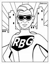Coloring Rbg Book Huffingtonpost sketch template
