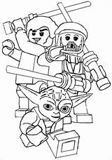Wars Star Coloring Pages Lego Getdrawings Lightsaber sketch template