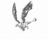 Hawkman Superhero Coloring Pages Weapon Another Supertweet sketch template