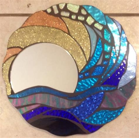 pin on stained glass mosaic mirror