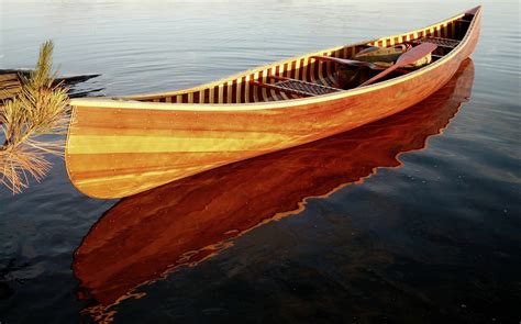 classic wood langford canoe   journey