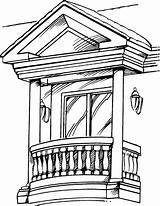 Balcony Webster Merriam sketch template