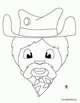 Coloring Pages Cowboy Bucking Rodeo Head Bandit Horse Clown Buffalo Color Hellokids Print Bulls Chicago Library Clipart Getcolorings Popular Online sketch template