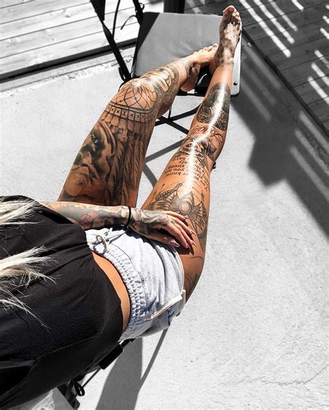 Jessica • Rosen Jjessicarosen Full Leg Tattoos Leg Tattoos Women