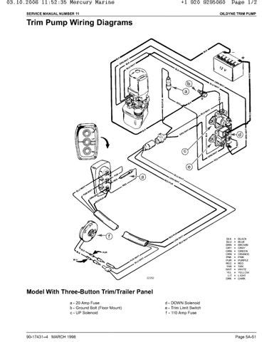 mercruiser tilt  trim switch wiring diagram darcikingston