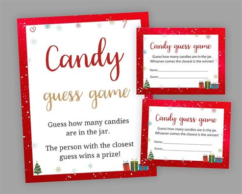 guessing game template     jar baby shower printable game