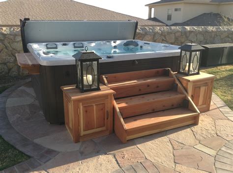Diy Wood Hot Tub Steps References Do Yourself Ideas