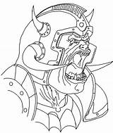 Orc Lineart Ftu Ciemnosci Blask sketch template