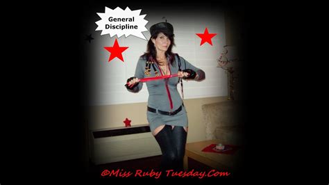 Miss Ruby Tuesday General Discipline Strip Tease Youtube