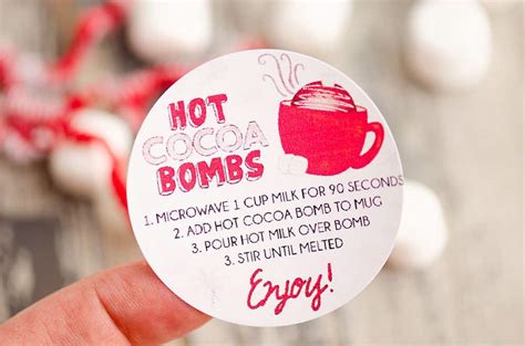 printable hot cocoa bomb tags
