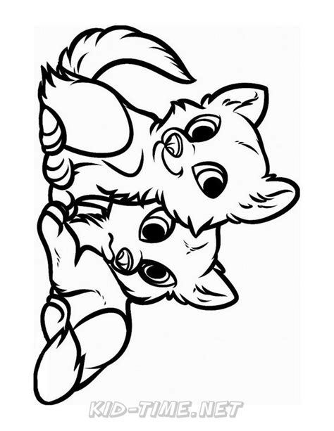 fox coloring pages  kids time fun places  visit