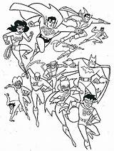 Dc Coloring Pages Comics Comic Getcolorings Printable sketch template