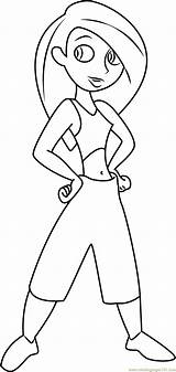 Kim Possible Coloring Pages Charming Coloringpages101 sketch template