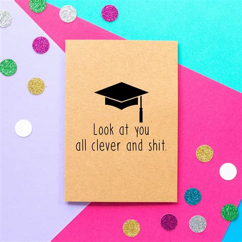 funny graduation card funny college card funny card etsy