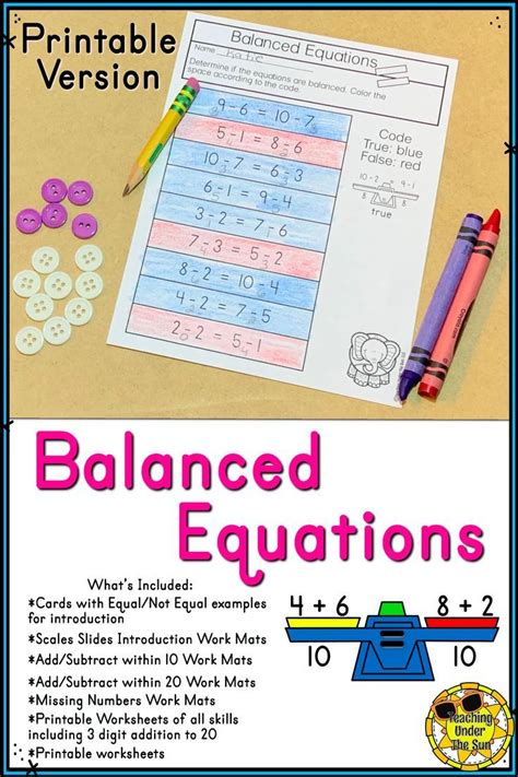 balance equation  equal equations     fun