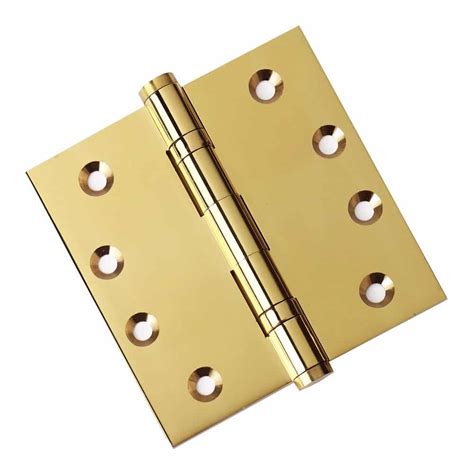 door hinge     solid brass ball bearing polished brass  homebuilders hardware