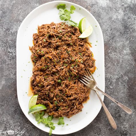 slow cooker mexican shredded beef fox  briar