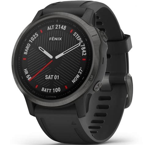 Garmin Fenix 6s Pro Watch Black 42mm Watches From Francis And Gaye