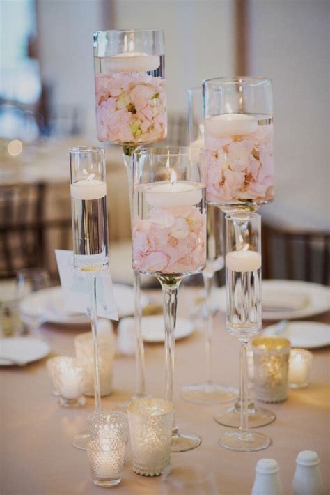 modern floating candle centerpieces candle wedding centerpieces