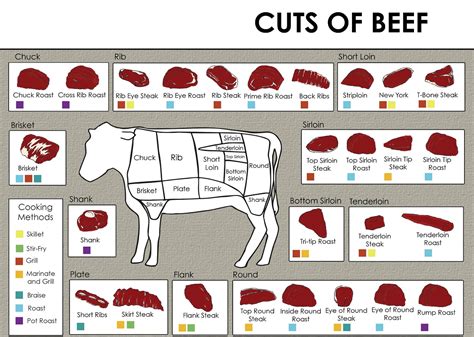cuts  beef diagrams  diagrams