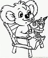 Blinky Bill Pages Colouring Coloring Coloringhome sketch template