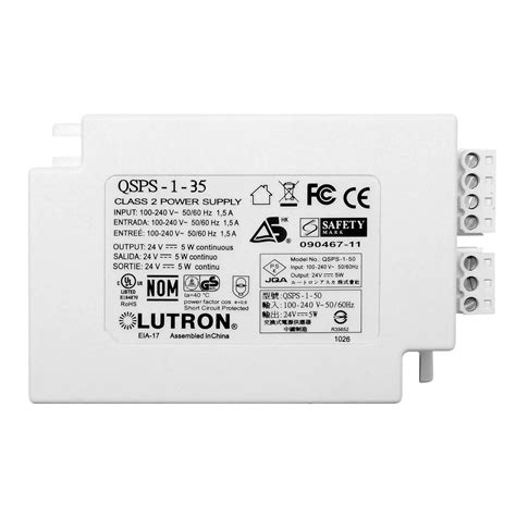 lutron qs link power supply kit  white  resistor lighting