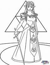 Zelda Coloring Princess Pages Breath Wild Legend Color Getcolorings Printable sketch template